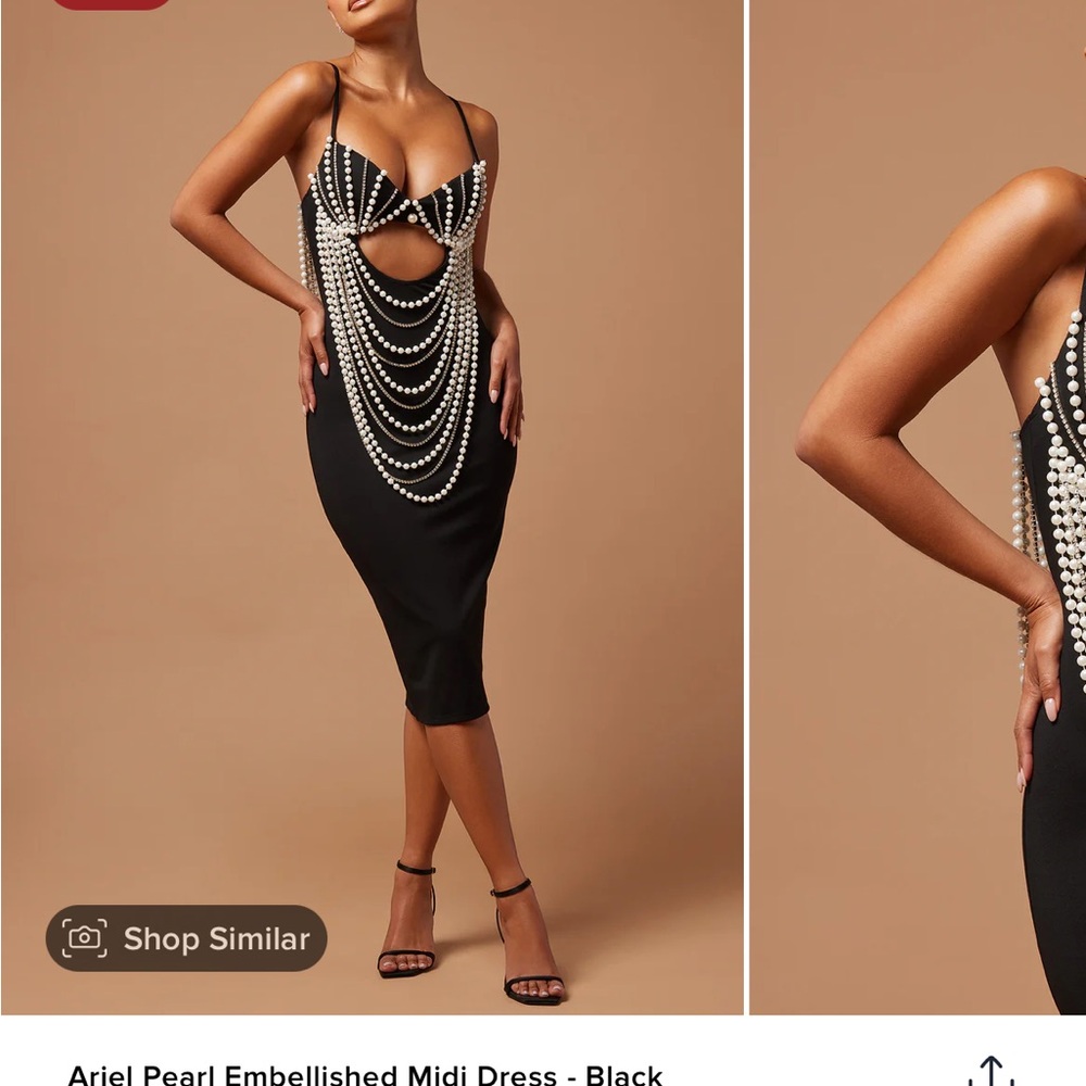 Ariel Black Pearl dress brand new